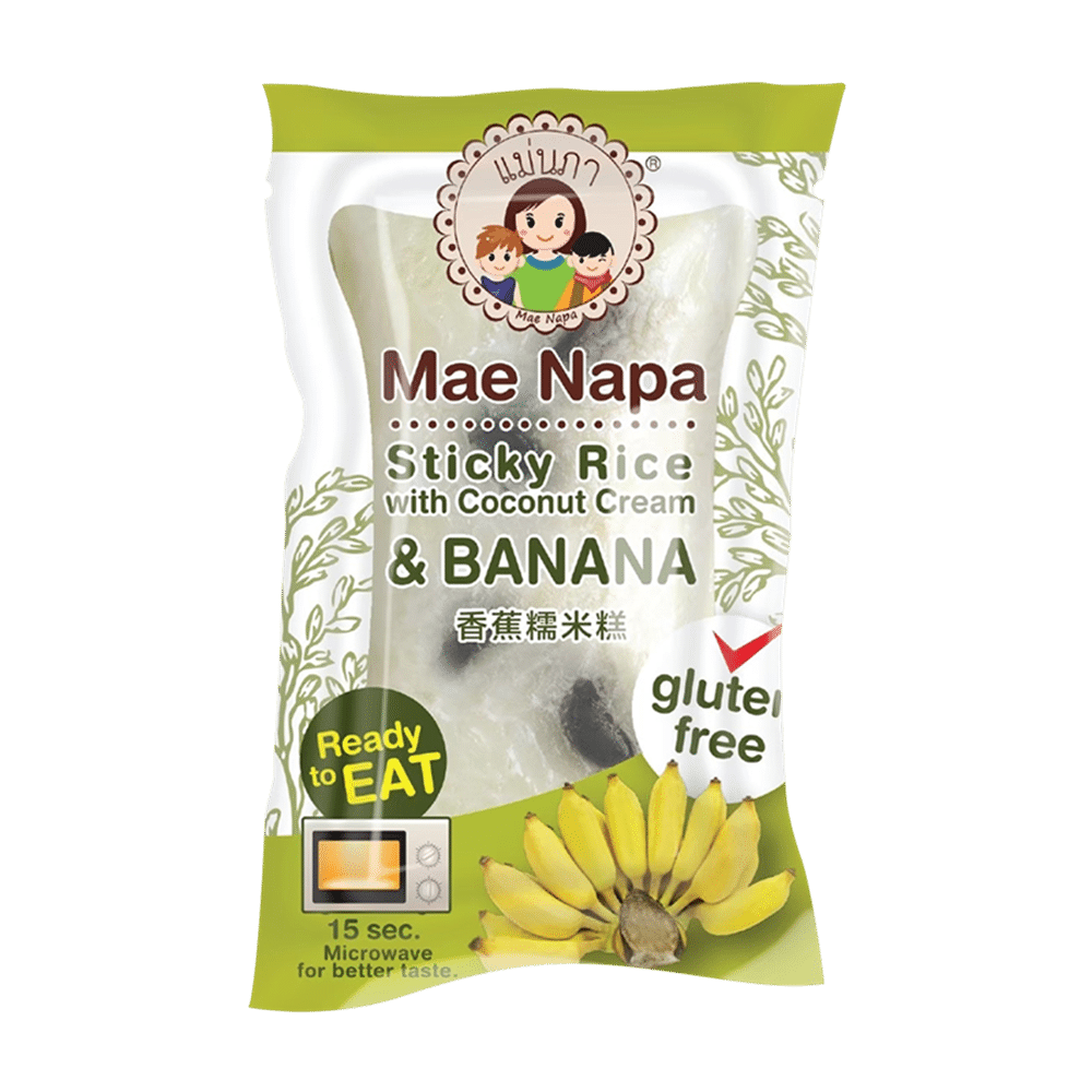 Mae Napa Tahmea Riisi Kookoskermalla – Banaani 80g