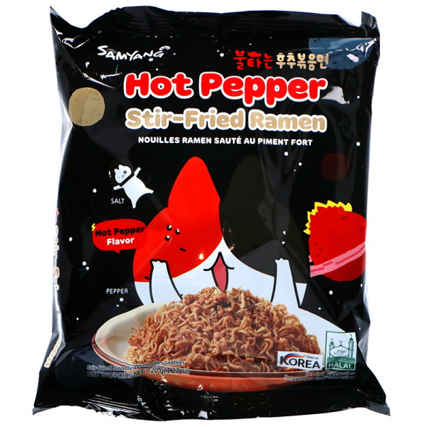 Samyang Hot Pepper Stir-Fried Ramen pikanuudeli 120g