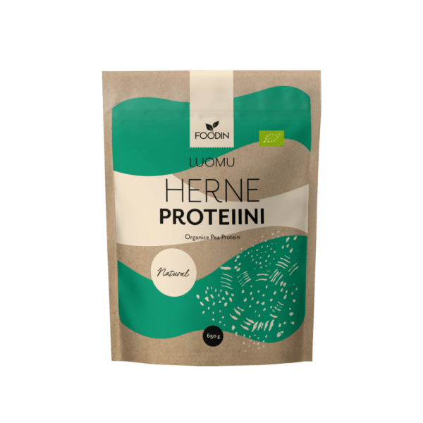 Foodin Luomu Herneproteiinijauhe Maustamaton 650g