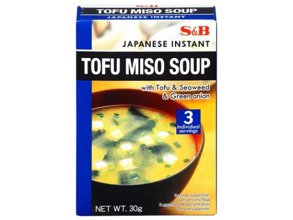 S&B Japanilainen tofu miso pikakeitto 30g