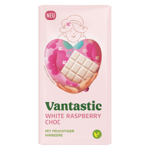 Vantastic White Raspberry Choc vadelmavalkosuklaa 90g