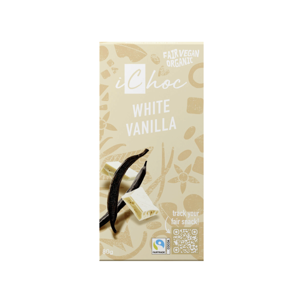 iChoc White Vanilla valkosuklaa 80g