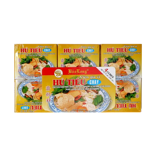Bao Long Vietnamilainen Nuudelikeitto-maustekuutiot (Hu Tieu) 75g