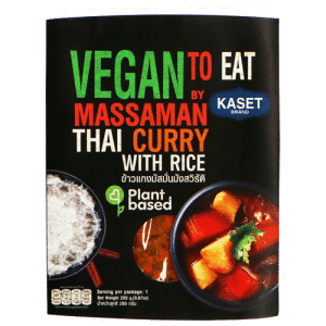 Kaset Massaman thai curry riisillä 280g