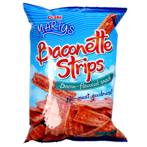 Oishi Martys Baconette Strips Pekonin Makusiet Sipsit 90g