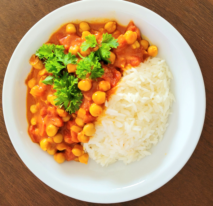 kikherne resepti Chana Masala