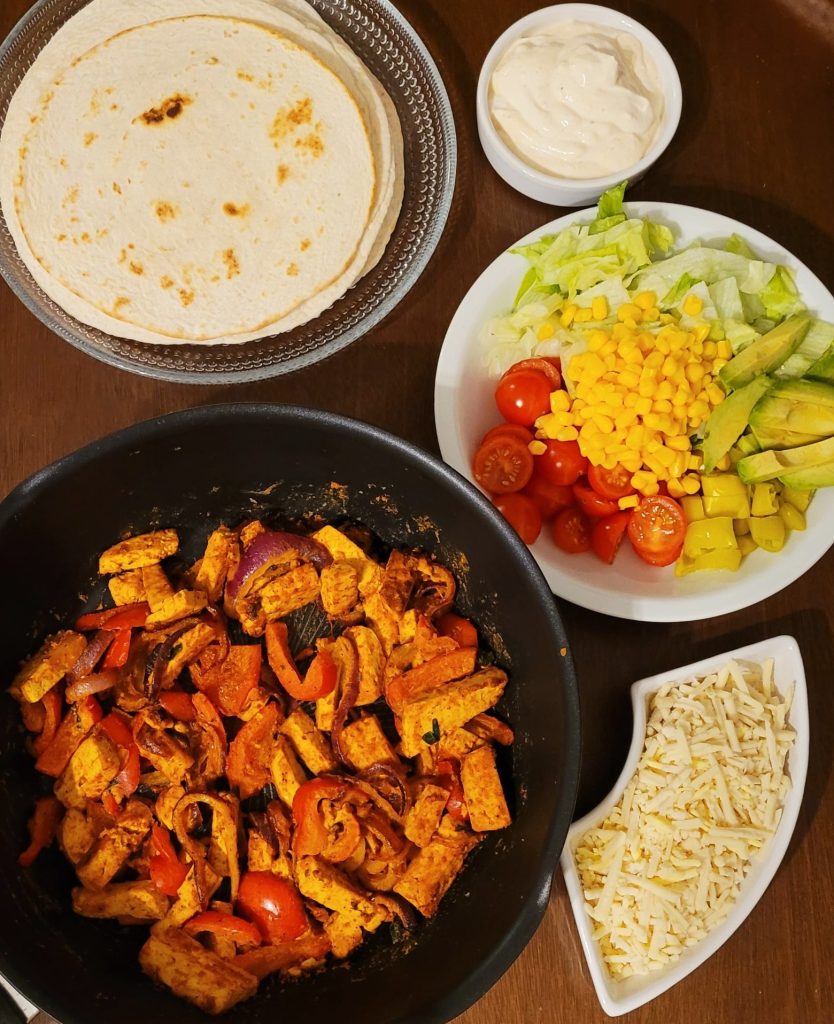 tofu fajitas
