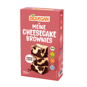 BioVegan Luomu Cheesecake Brownies Leivontaseos 420g