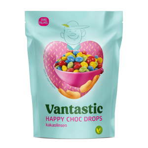 Vantastic Happy Choc Drops Suklaarakeet 125g