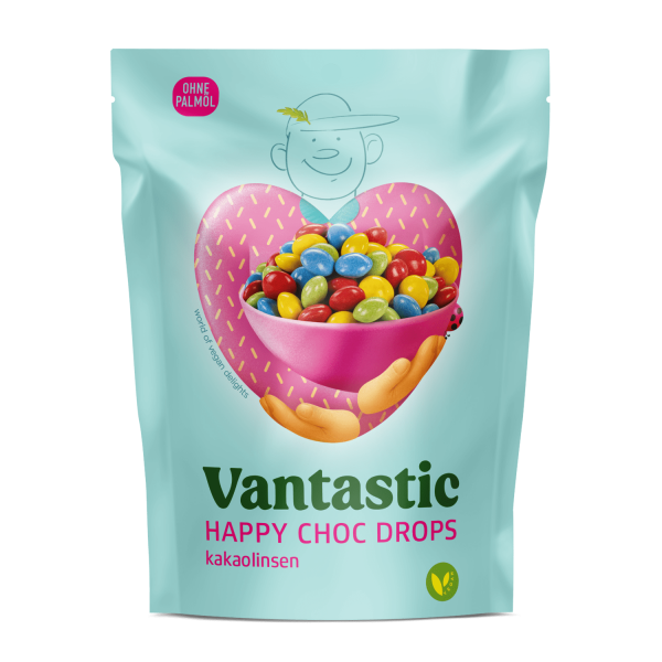 Vantastic Happy Choc Drops Suklaarakeet 125g