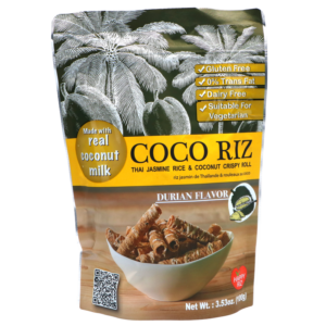 Coco Riz Coco Rice Rolls Durian rapeat riisi-kookosrullat 100g