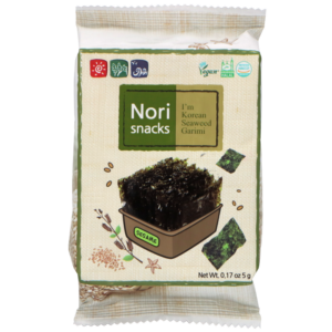 Garimi Nori Snacks Sesame Oil seesamiöljyllä maustettu merilevä 5g