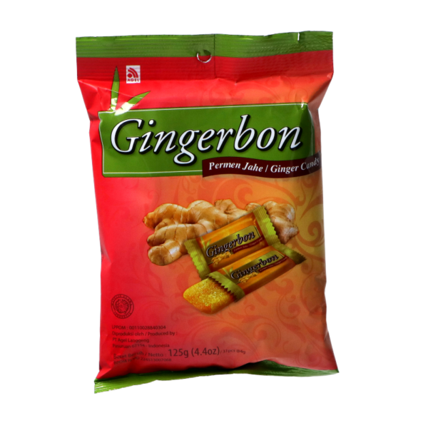 Gingerbon Ginger Candy inkiväärimakeinen 125g