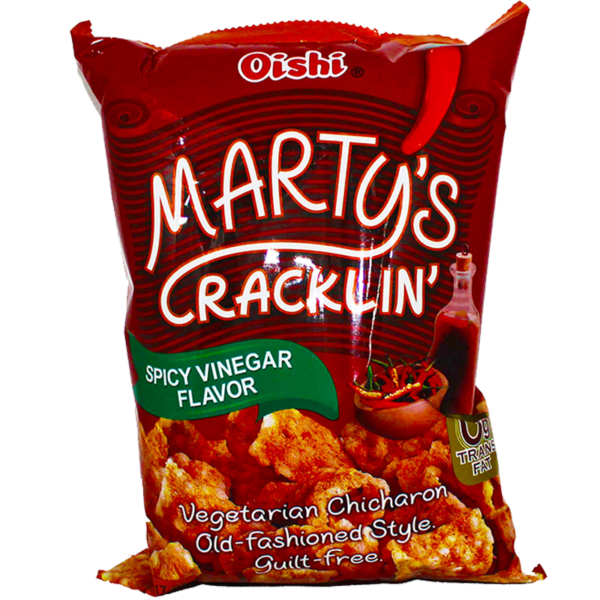 Oishi Marty's Cracklin' Spicy Vinegar sipsit 90g