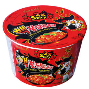 Samyang Buldak Ramen Hot Chicken 2x Spicy Big Bowl kuppinuudeli 105g