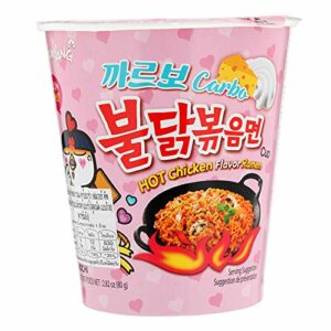 Samyang Buldak Ramen Hot Chicken Carbonara Cup kuppinuudeli 80g