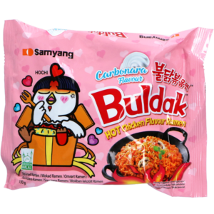 Samyang Buldak Ramen Hot Chicken Carbonara nuudeli 130g