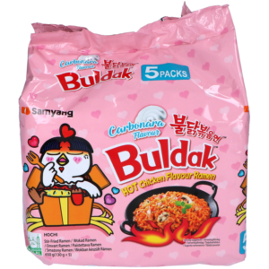 Samyang Buldak Ramen Hot Chicken Carbonara nuudeli 5x130g