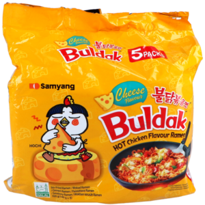 Samyang Buldak Ramen Hot Chicken Cheese nuudeli 5x140g