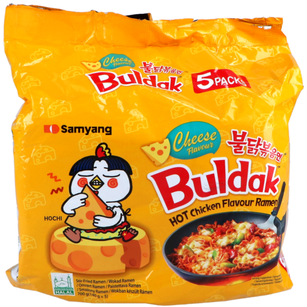 Samyang Buldak Ramen Hot Chicken Cheese nuudeli 5x140g