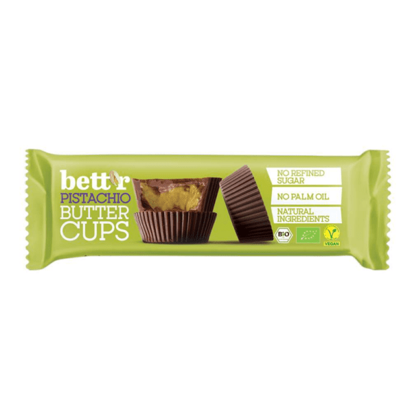 Bett'r Pistachio Butter Cups suklaa-pistaasikupit 39g
