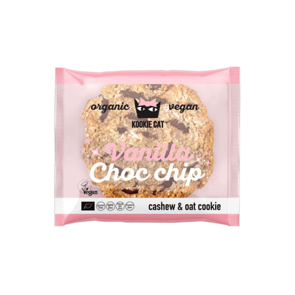 Kookie Cat Vanilla Choc Chip suklaahippukeksi 50g