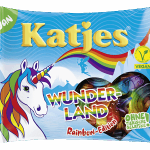 Katjes Wonderland Rainbow-Edition hedelmäkarkit 175g